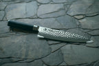 Senshi Hammered Damascus Gyuto — cuchillo japonés de damasco Masamune