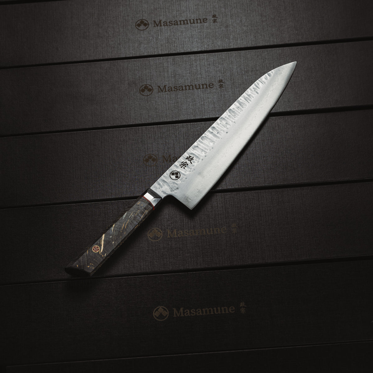 Samurai Kensei Frosted Gyuto — cuchillo japonés Masamune