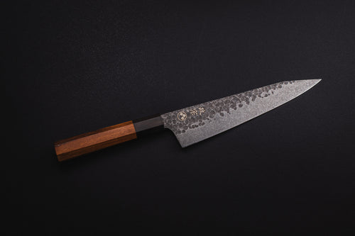 Tetsu Hammered Carbon Kiritsuke — cuchillo japonés martillado Masamune