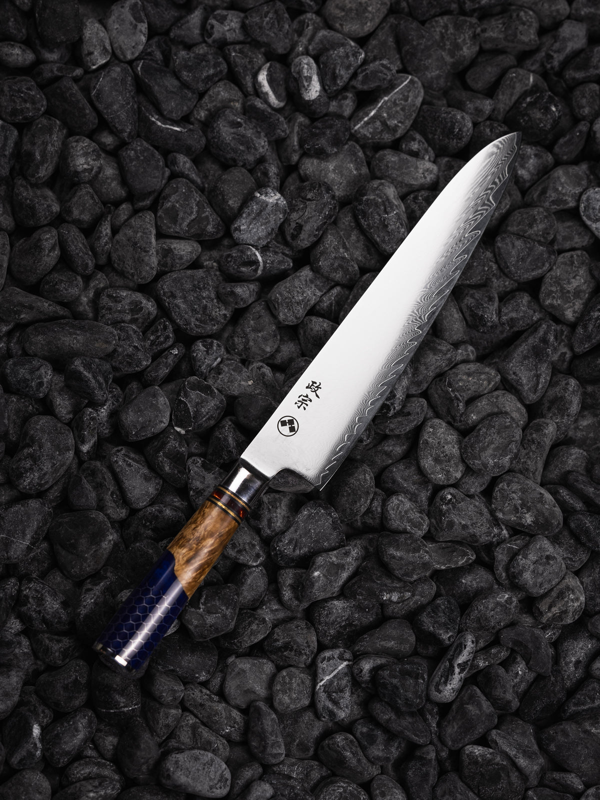 Ryu Blue Hex Kiroshi Gyuto — cuchillo japonés Masamune