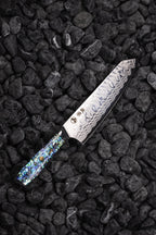 Ryu Abalone Damascus Kiritsuke — cuchillo japonés Masamune