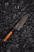 Senshi Tsuchime Carbon Santoku — cuchillo japonés Masamune