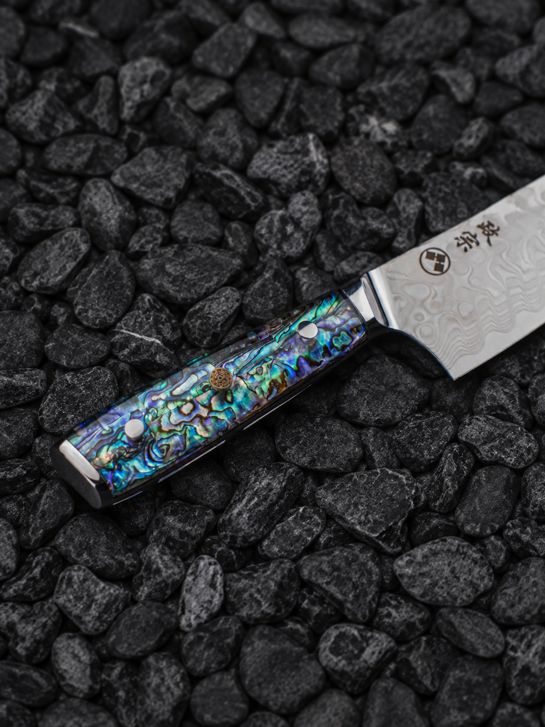 Ryu Abalone Damascus Kiritsuke