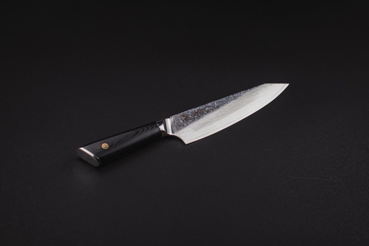 Ryu Damascus Elite Kiritsuke, cuchillo japonés Masamune