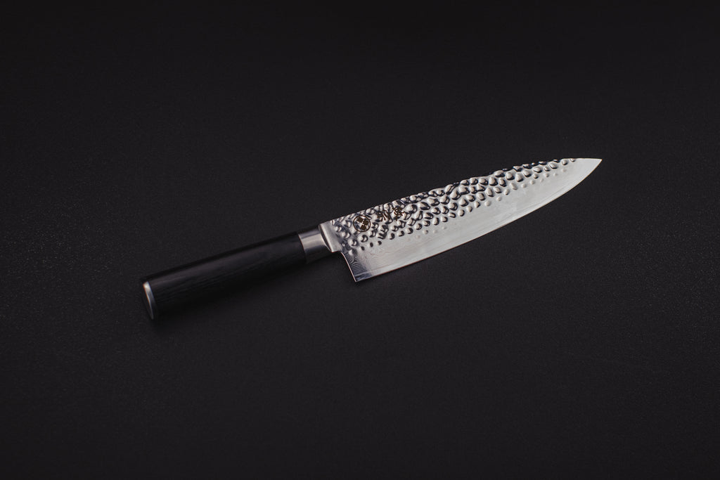 Senshi Hammered Damascus Gyuto, cuchillo japonés Masamune
