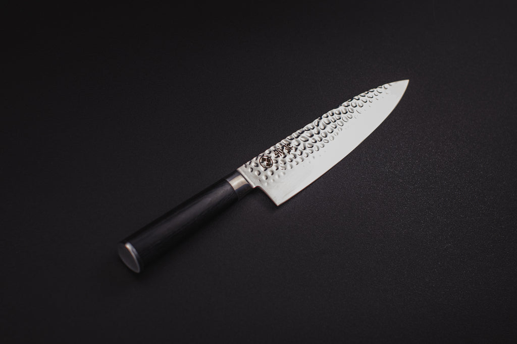 Senshi Hammered Damascus Gyuto, cuchillo japonés Masamune