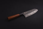 Tetsu Hammered Carbon Santoku, cuchillo japonés Masamune