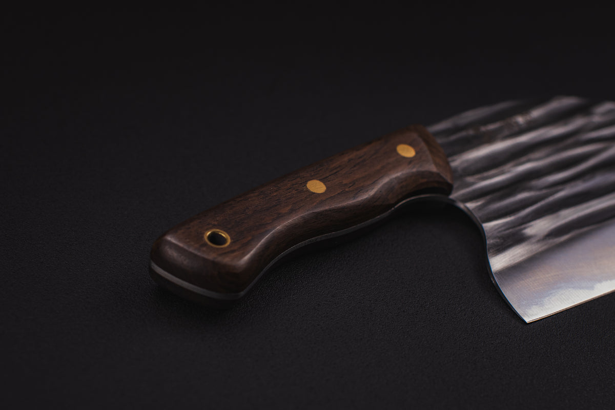 Tetsu Sekitan Hammered Cleaver, cuchillo japonés Masamune