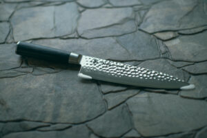Senshi Hammered Damascus Gyuto