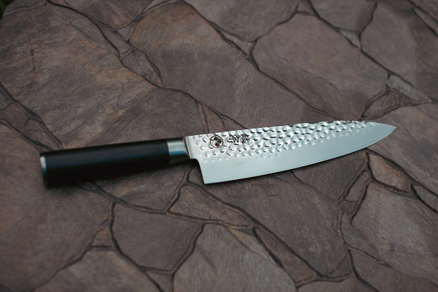 Senshi Hammered Damascus Gyuto - Imagen 2