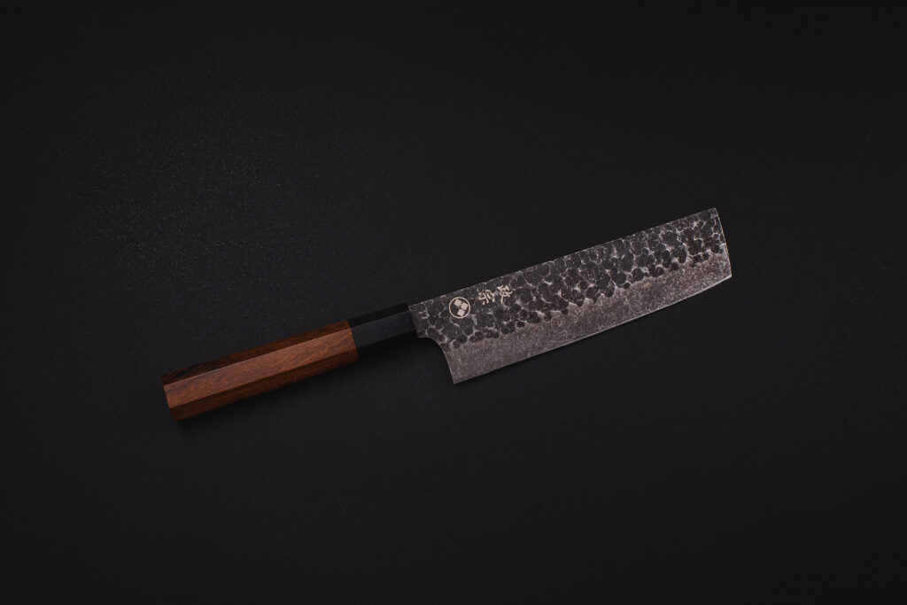 Tetsu Hammered Carbon Nakiri
