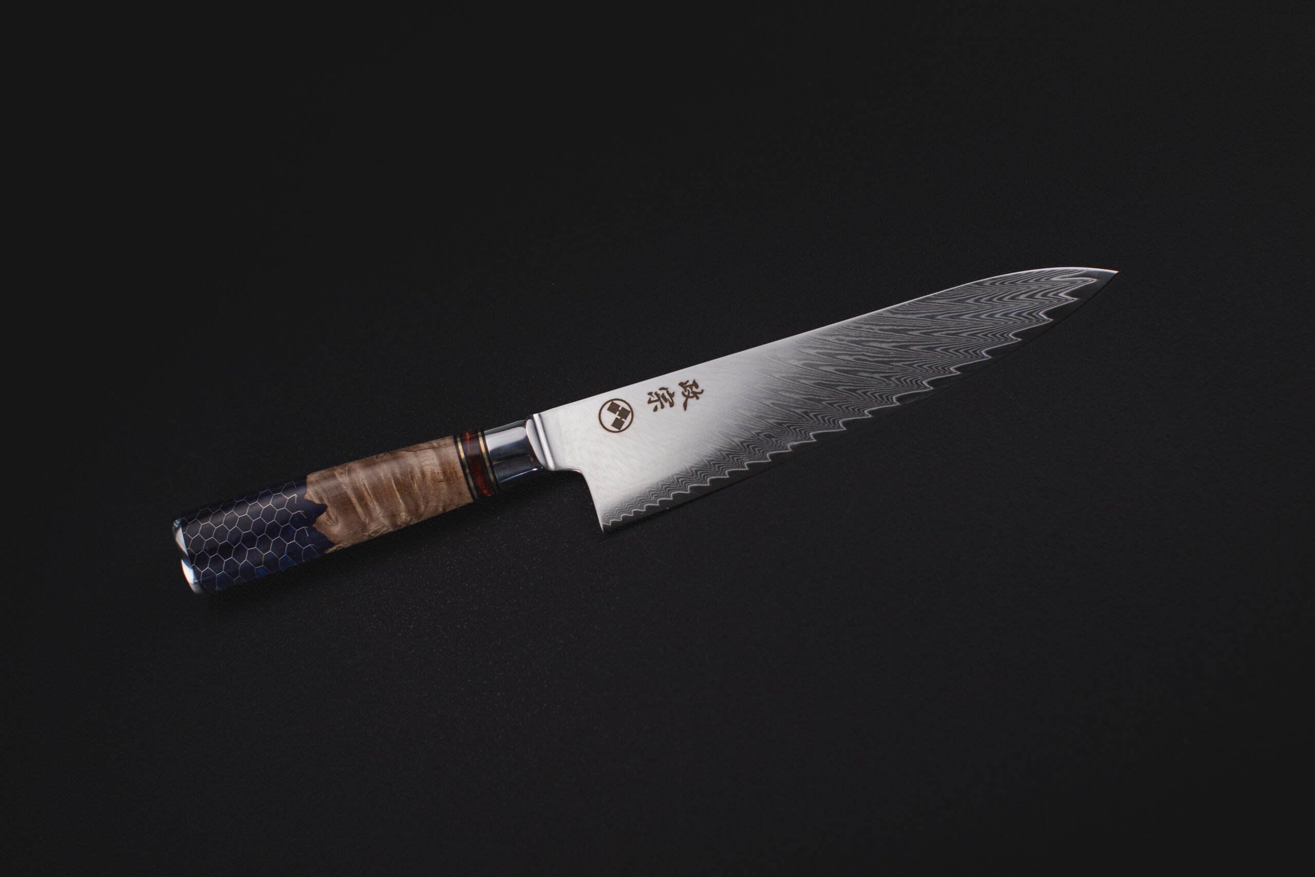 Ryu Blue Hex Kiroshi Gyuto - Imagen 10