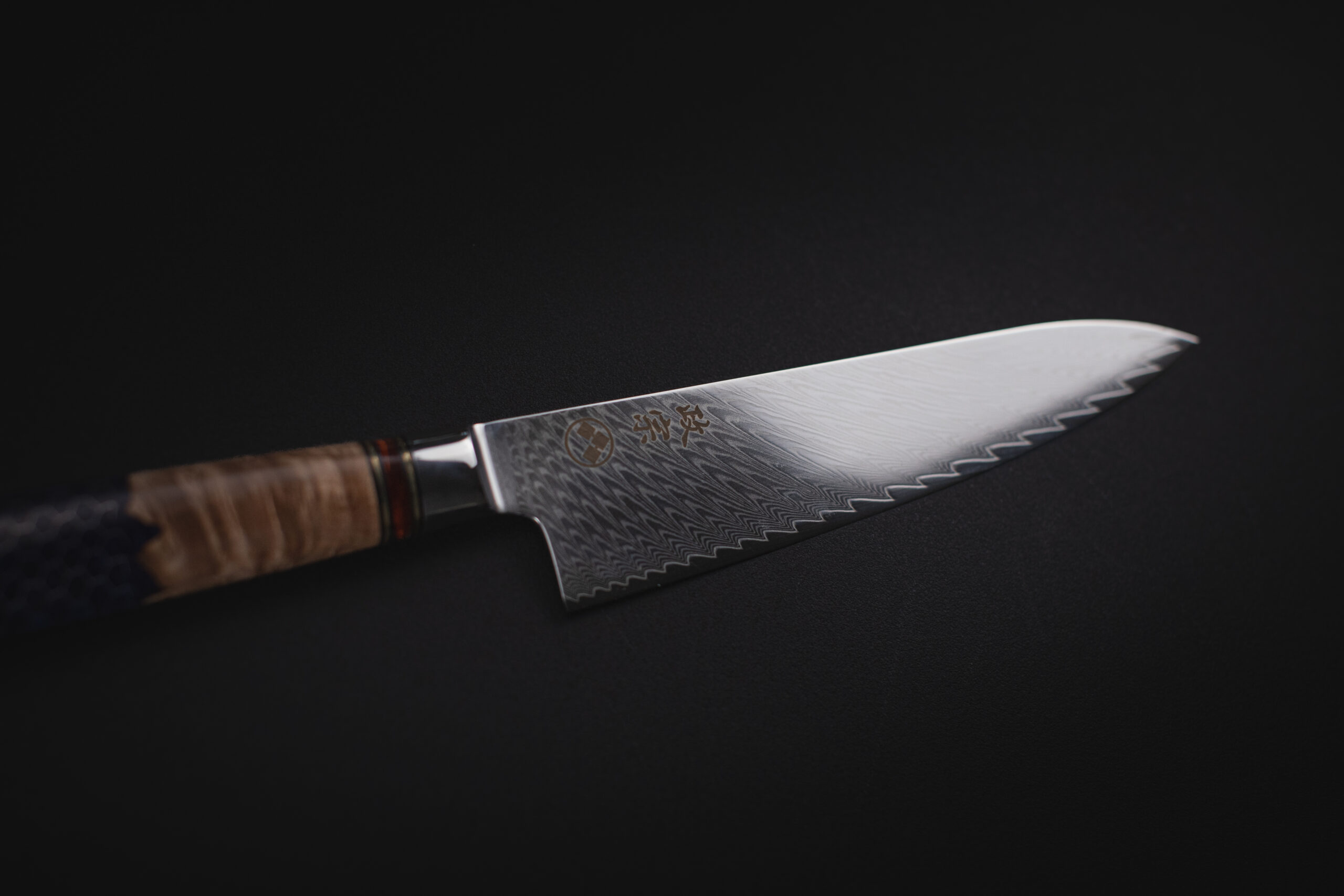 Ryu Blue Hex Kiroshi Gyuto - Imagen 8