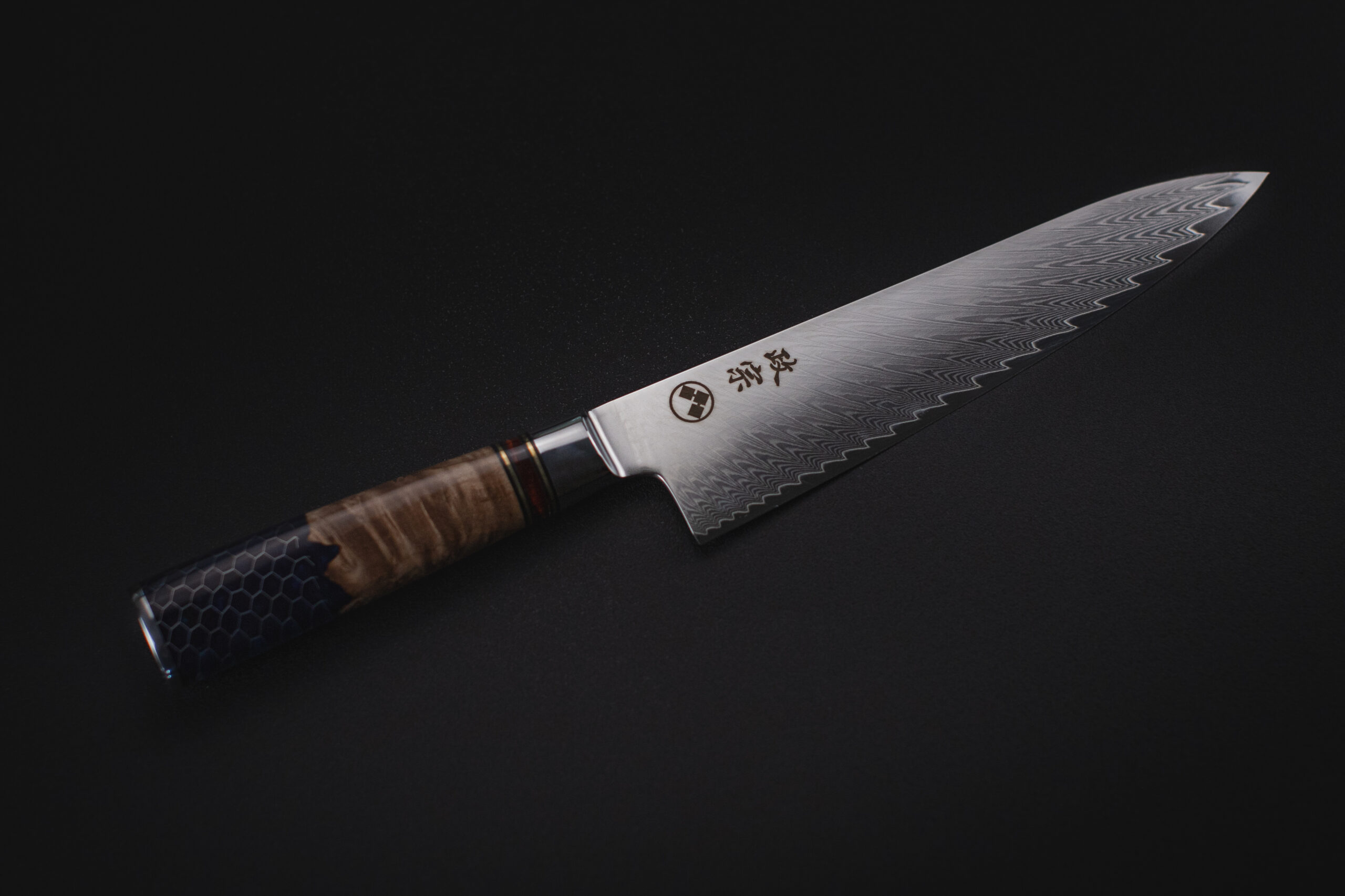 Ryu Blue Hex Kiroshi Gyuto - Imagen 2