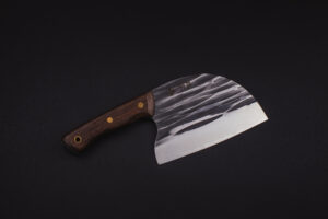 chuchillo fulltang de cocina, tipo carnicero con mango de rosewood